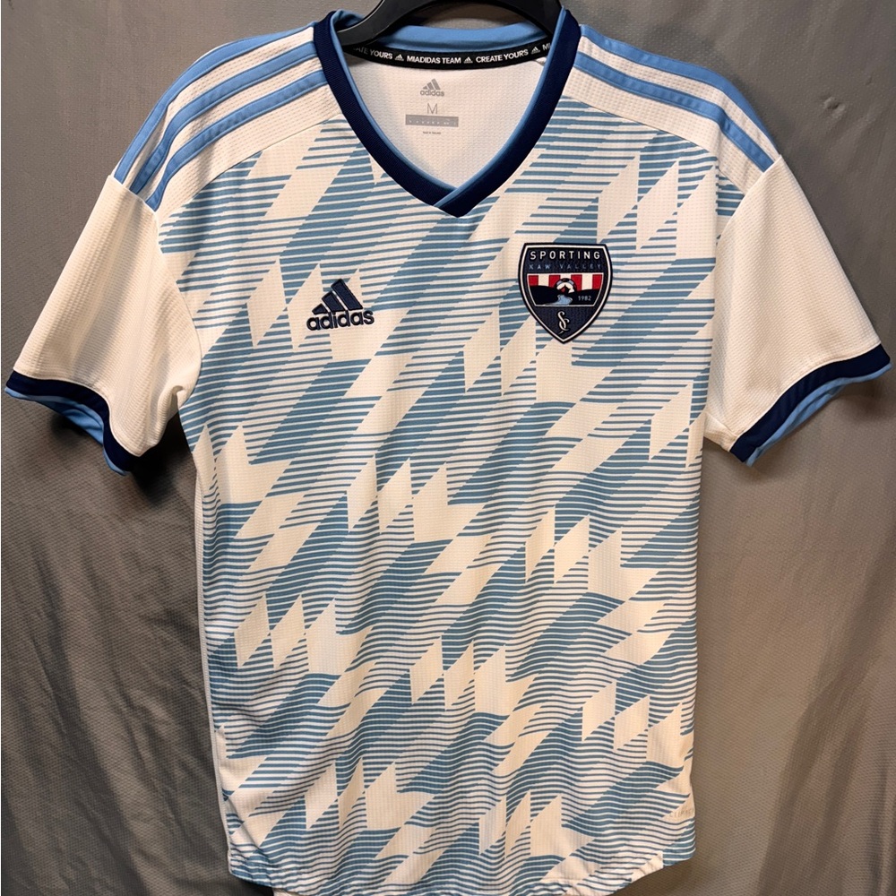 Adidas Sporting Kaw Valley Soccer Jersey Mens Medium